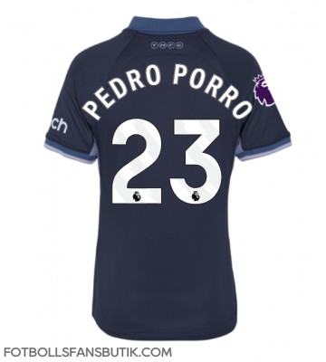 Tottenham Hotspur Pedro Porro #23 Replika Bortatröja Damer 2023-24 Kortärmad